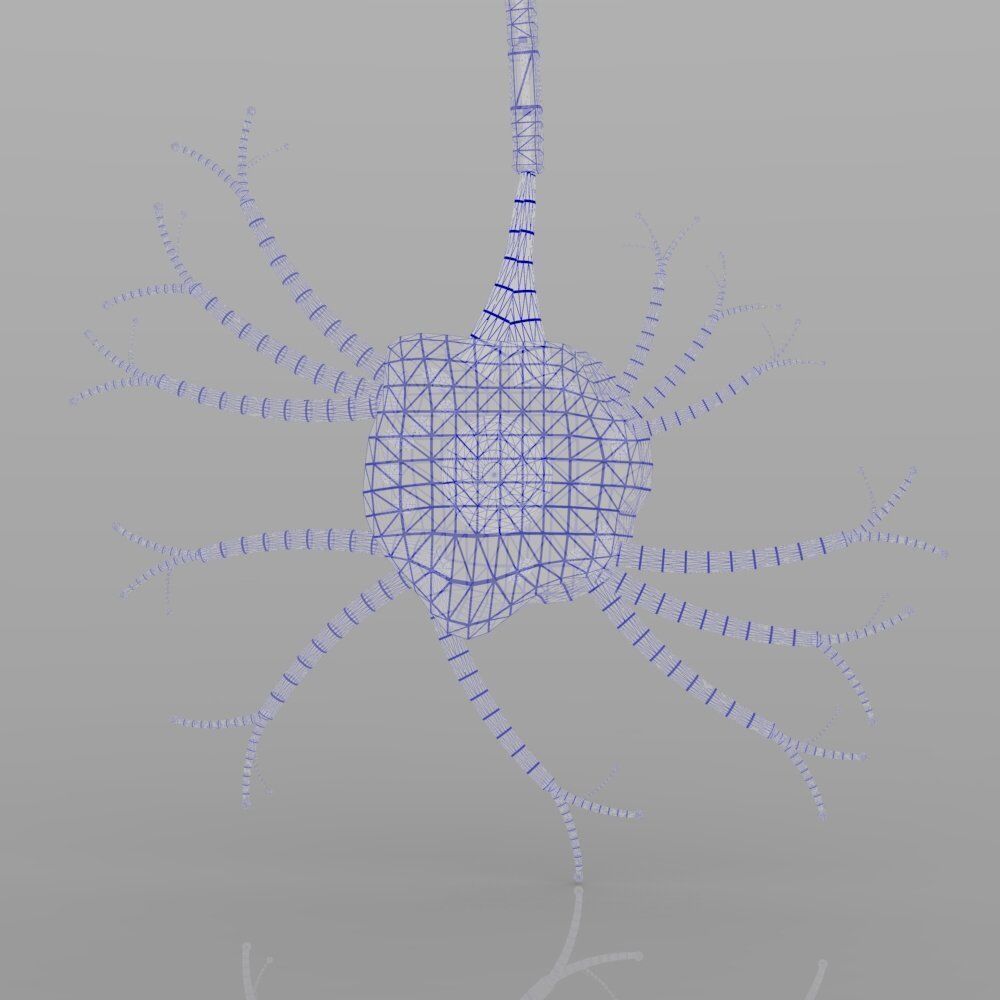 Nerve Cells 3D model_5