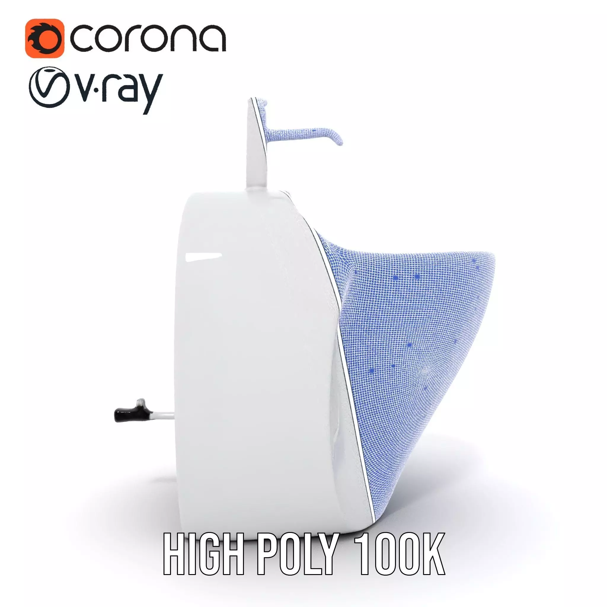 Modern White Urinal model pack Low-poly 3D model_34