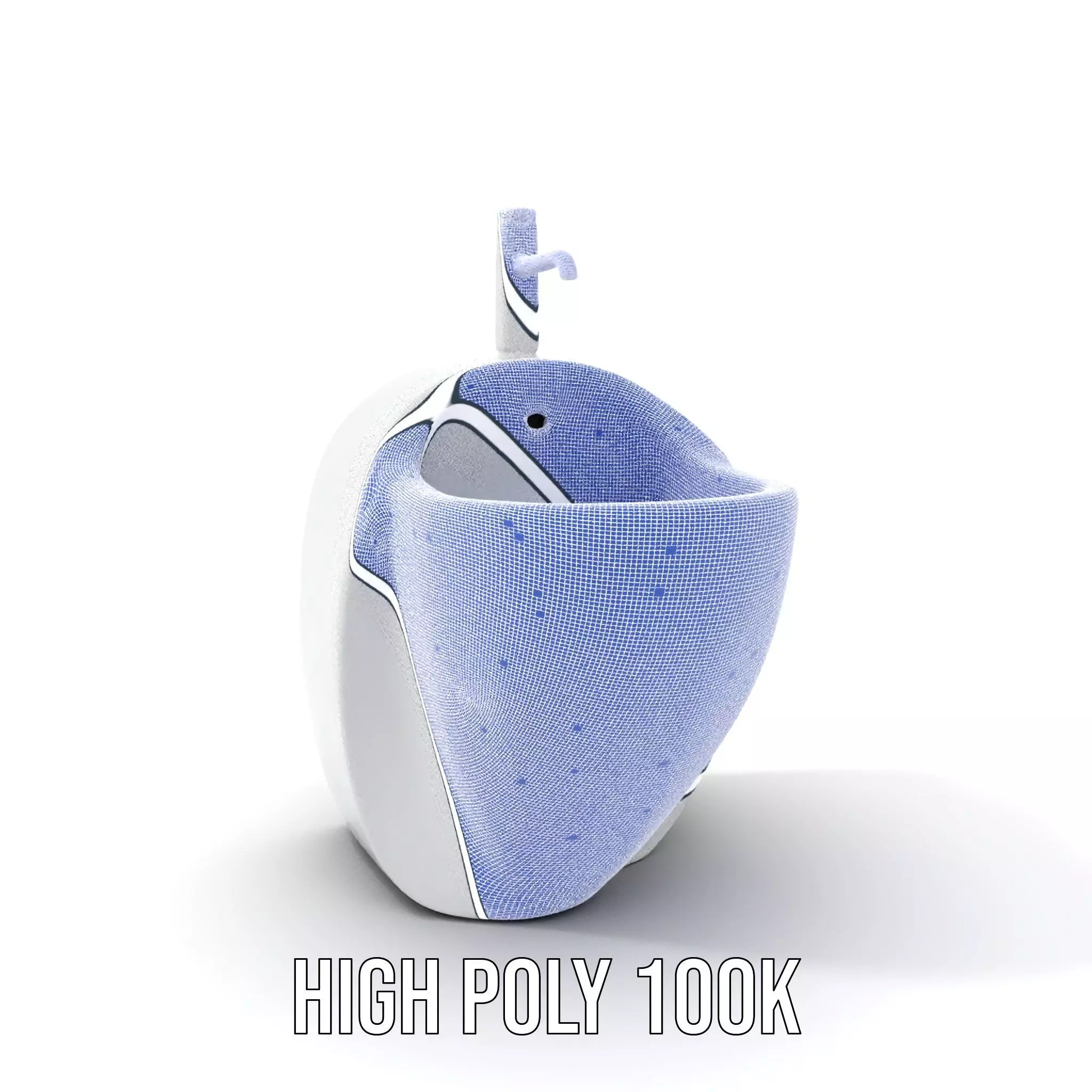 Modern White Urinal model pack Low-poly 3D model_4