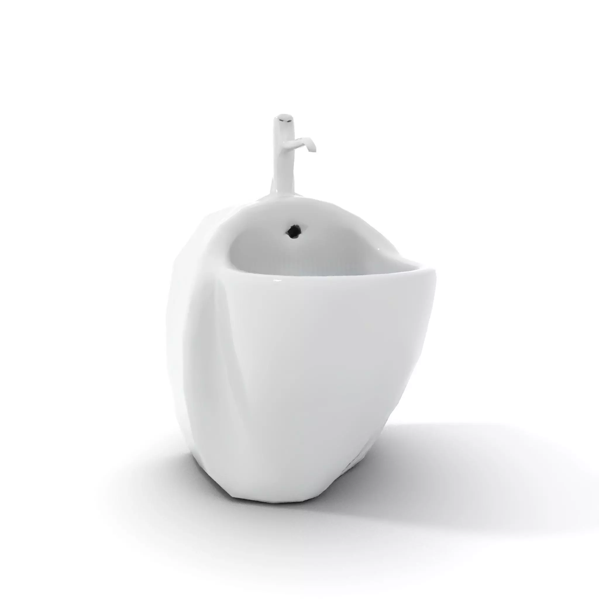 Modern White Urinal model pack Low-poly 3D model_16