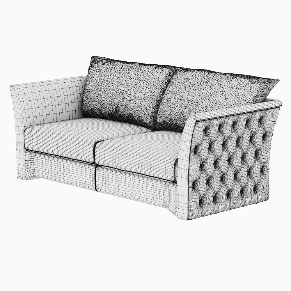 Sofa Giano Smania 3D model_3