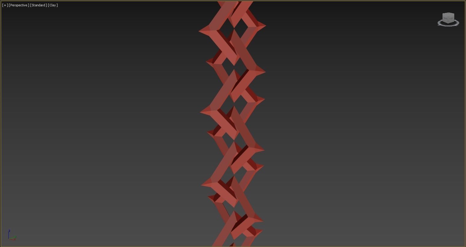 Hanging Iron Lantern Glowing Low-poly 3D model_4