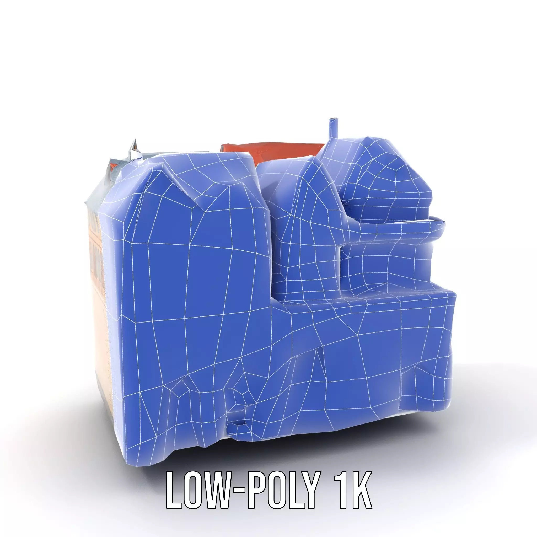 Rustic German Townhouse model pack Low-poly 3D model_22