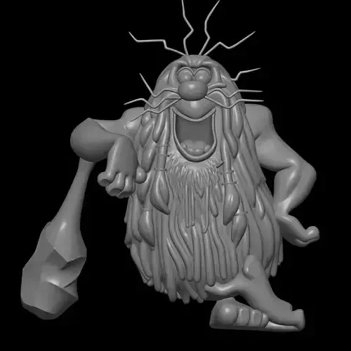 captain caveman design