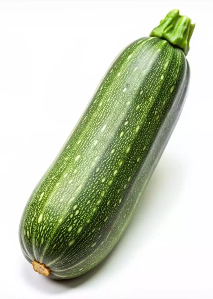 Ultra-Realistic Zucchini 3D Model Fresh Green Courgette Low-poly 3D model_0