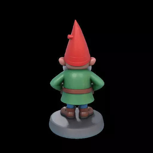 2195  Fairy Tale Gnome  Color  Full  Body Figurine 3D print model_13