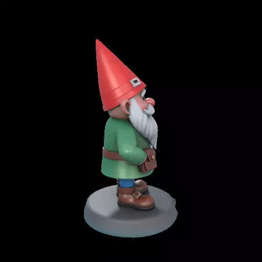 2195  Fairy Tale Gnome  Color  Full  Body Figurine 3D print model_34