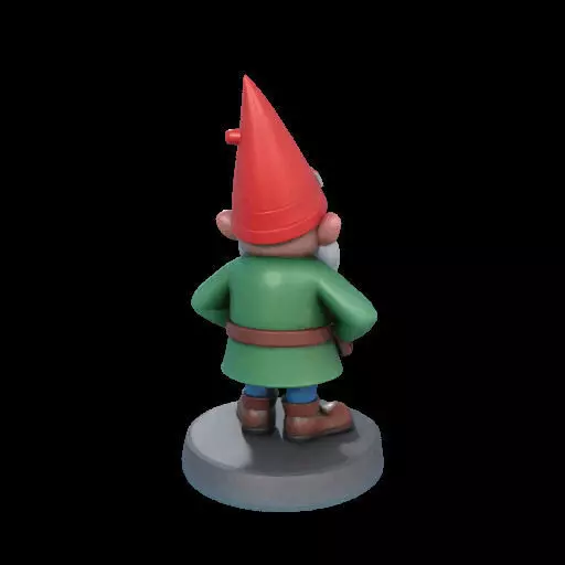 2195  Fairy Tale Gnome  Color  Full  Body Figurine 3D print model_11