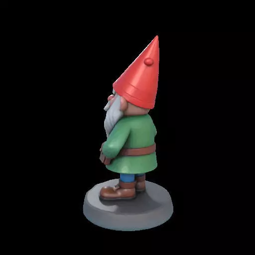 2195  Fairy Tale Gnome  Color  Full  Body Figurine 3D print model_19