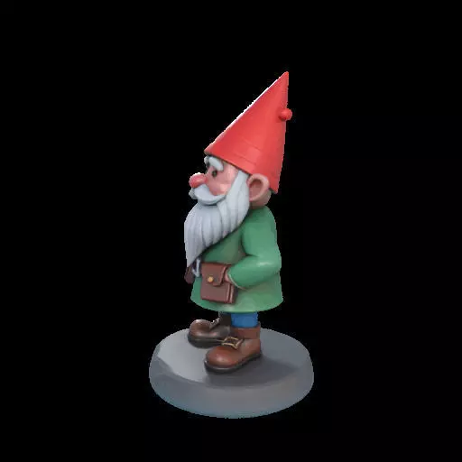 2195  Fairy Tale Gnome  Color  Full  Body Figurine 3D print model_23
