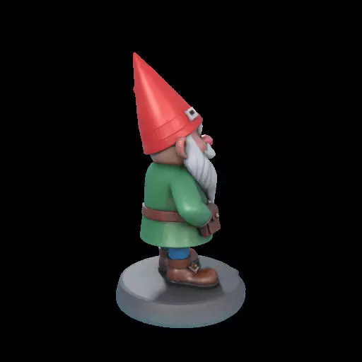 2195  Fairy Tale Gnome  Color  Full  Body Figurine 3D print model_35