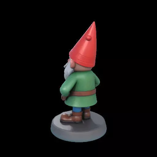 2195  Fairy Tale Gnome  Color  Full  Body Figurine 3D print model_17