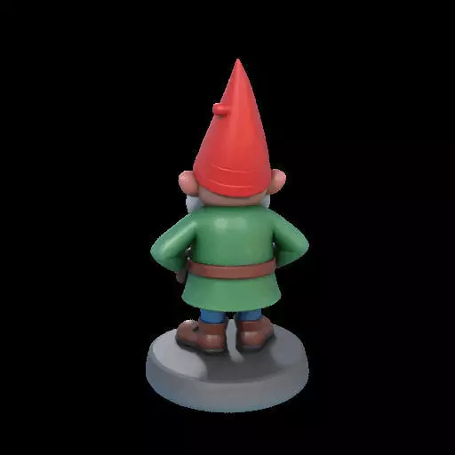2195  Fairy Tale Gnome  Color  Full  Body Figurine 3D print model_14