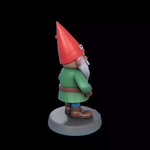 2195  Fairy Tale Gnome  Color  Full  Body Figurine 3D print model_8