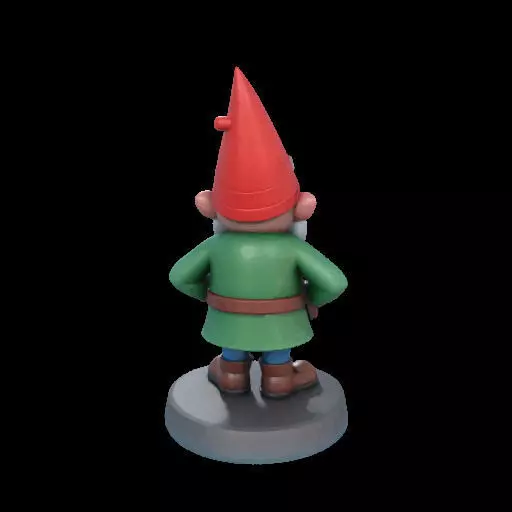 2195  Fairy Tale Gnome  Color  Full  Body Figurine 3D print model_12
