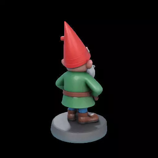 2195  Fairy Tale Gnome  Color  Full  Body Figurine 3D print model_10