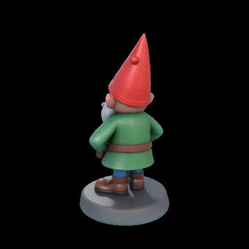 2195  Fairy Tale Gnome  Color  Full  Body Figurine 3D print model_16