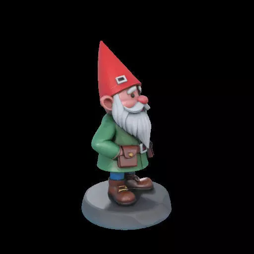 2195  Fairy Tale Gnome  Color  Full  Body Figurine 3D print model_31