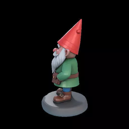2195  Fairy Tale Gnome  Color  Full  Body Figurine 3D print model_21