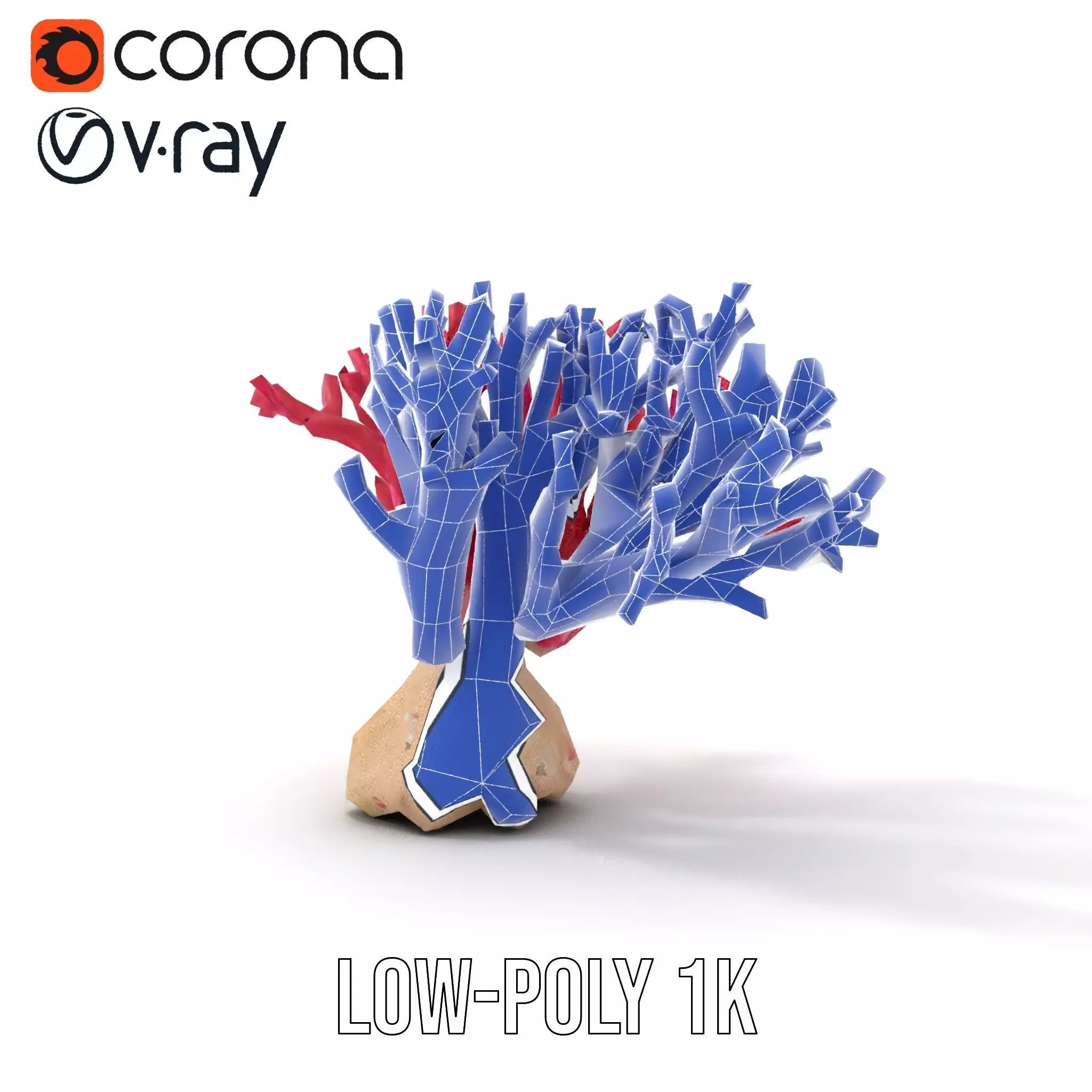 Vibrant Coral Reef model pack Low-poly 3D model_30