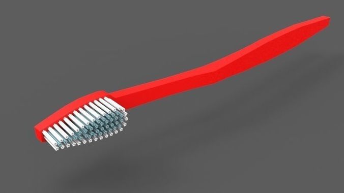 Tooth brush Low-poly 3D model