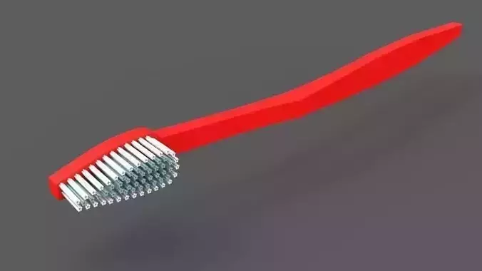 Tooth brush Low-poly 3D model