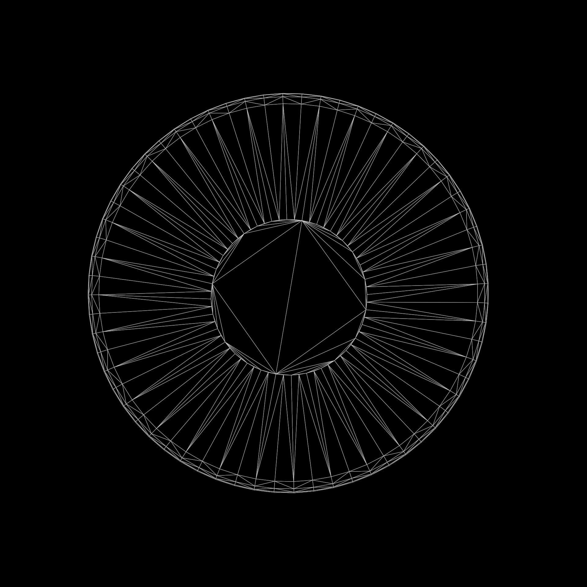 Bowl with Rooster Motif Low-poly 3D model_9