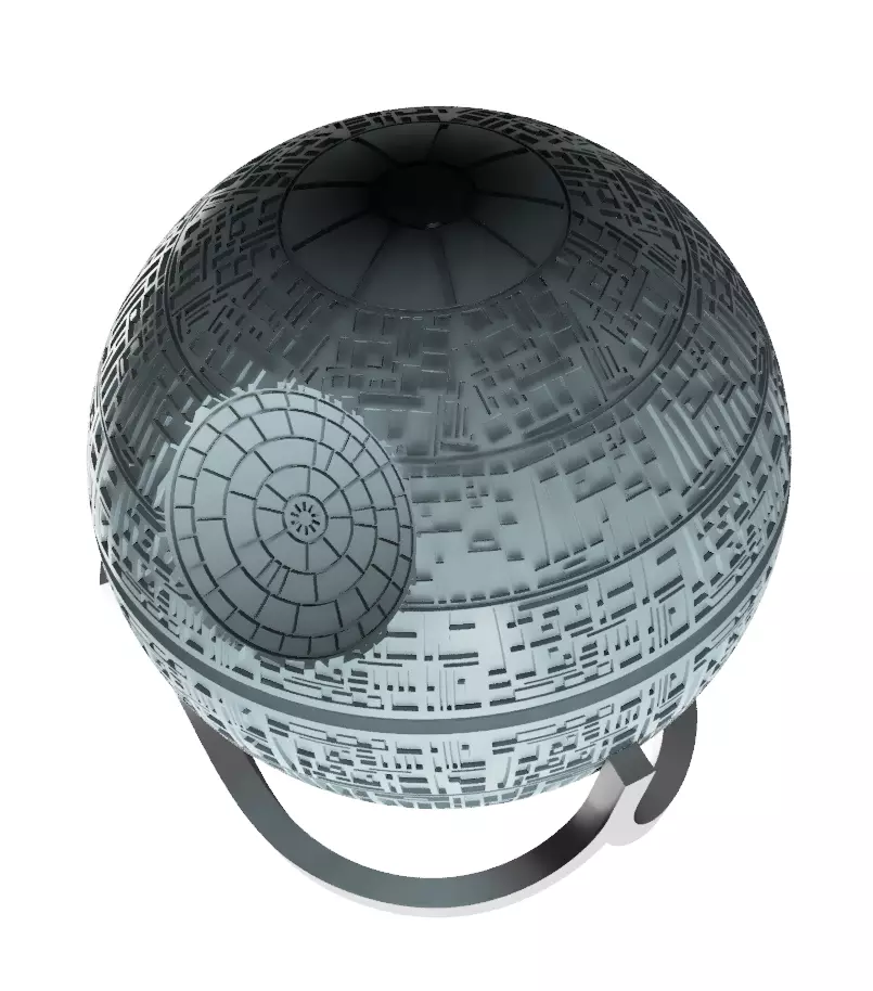 Star Wars Death Star 3D Printed Lamp or Money Box or Decoration 3D print model_5