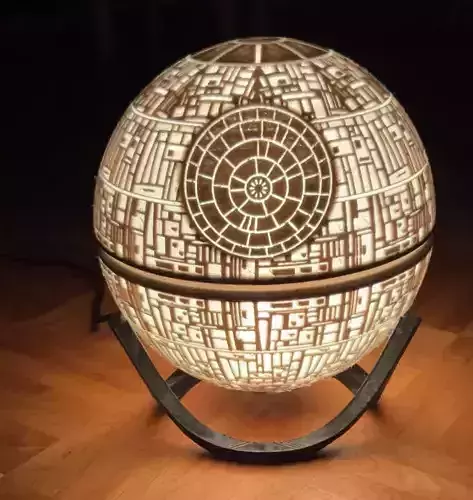 Star Wars Death Star 3D Printed Lamp or Money Box or Decoration
