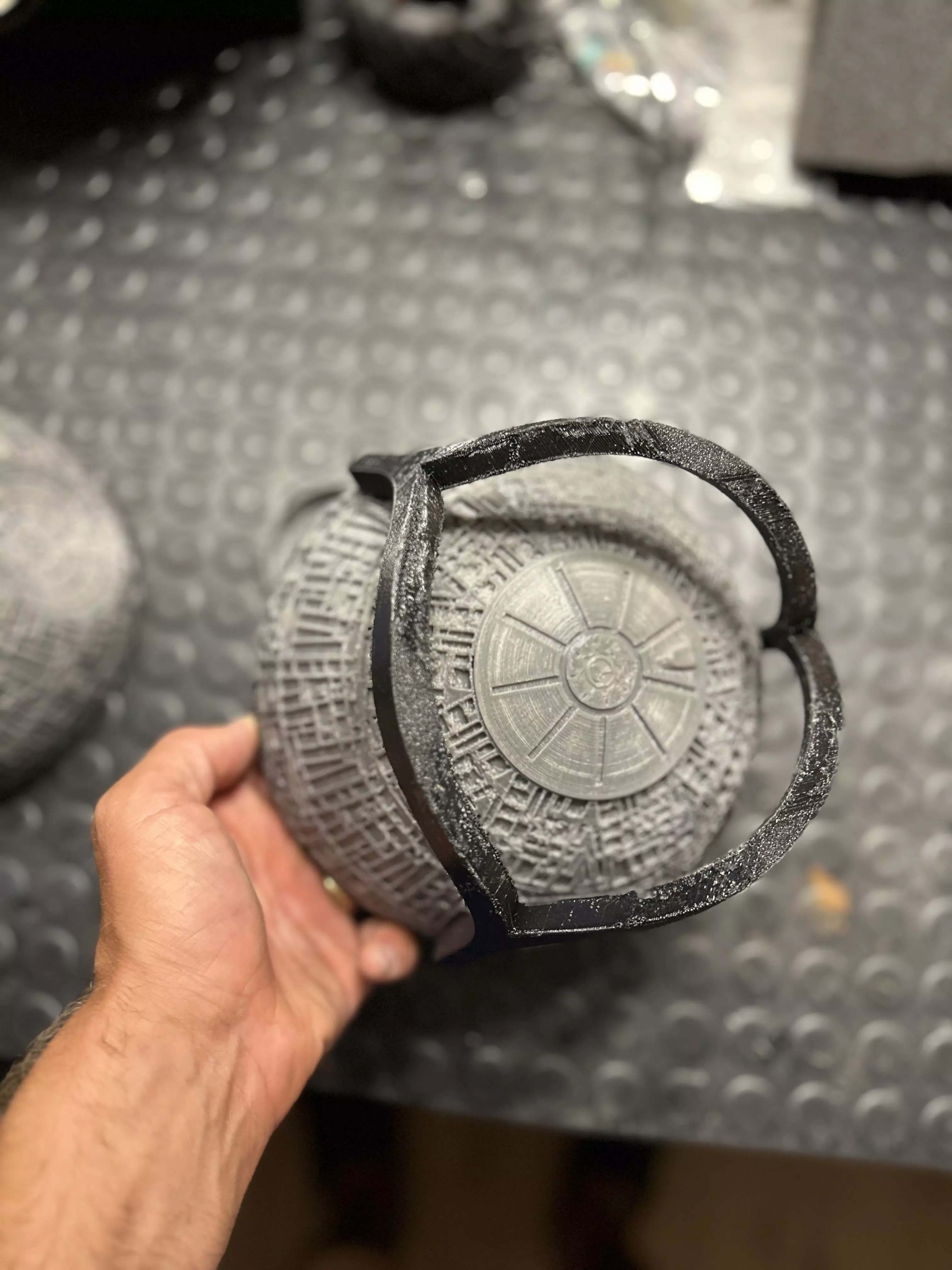 Star Wars Death Star 3D Printed Lamp or Money Box or Decoration 3D print model_12