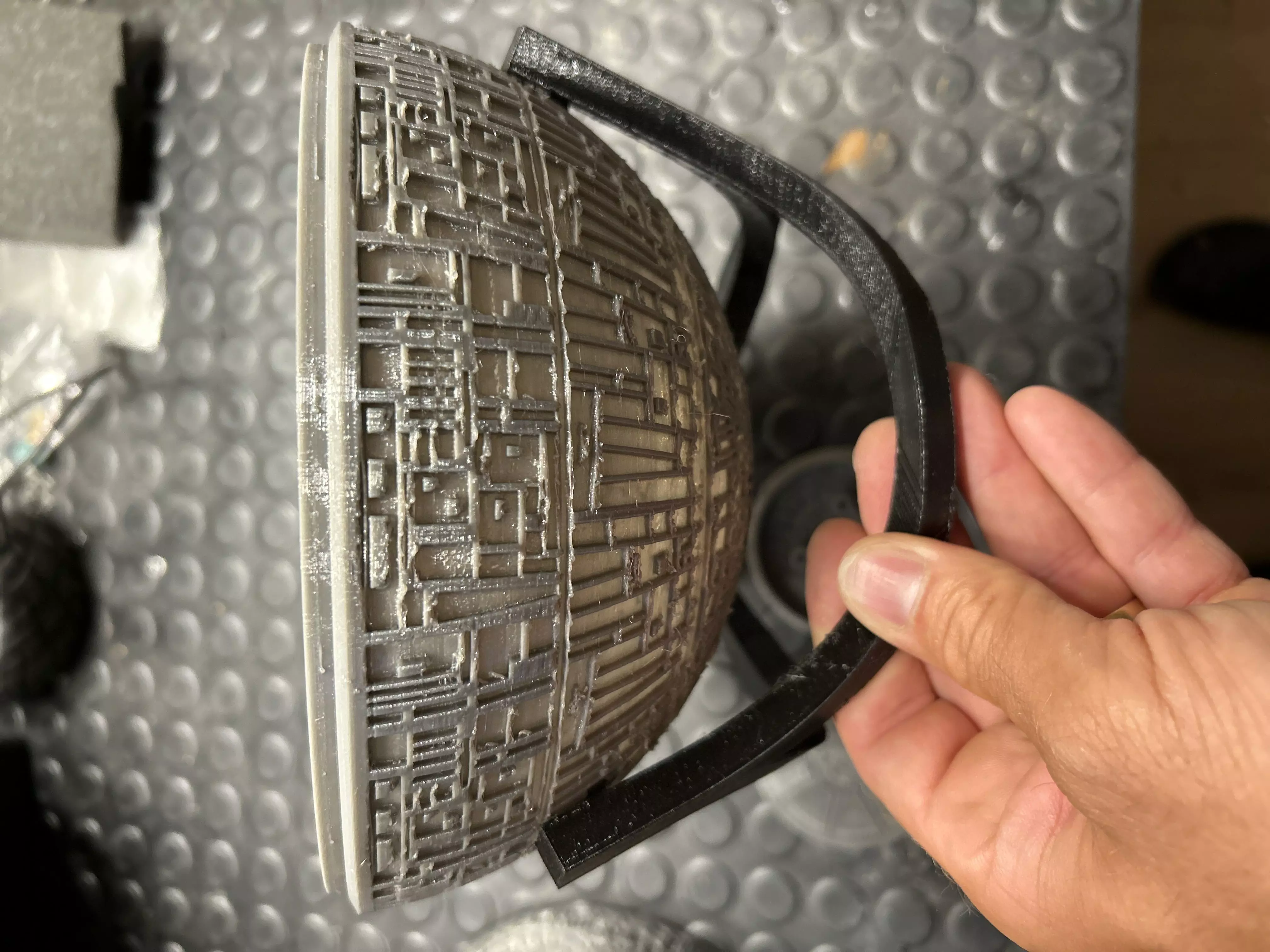 Star Wars Death Star 3D Printed Lamp or Money Box or Decoration 3D print model_9