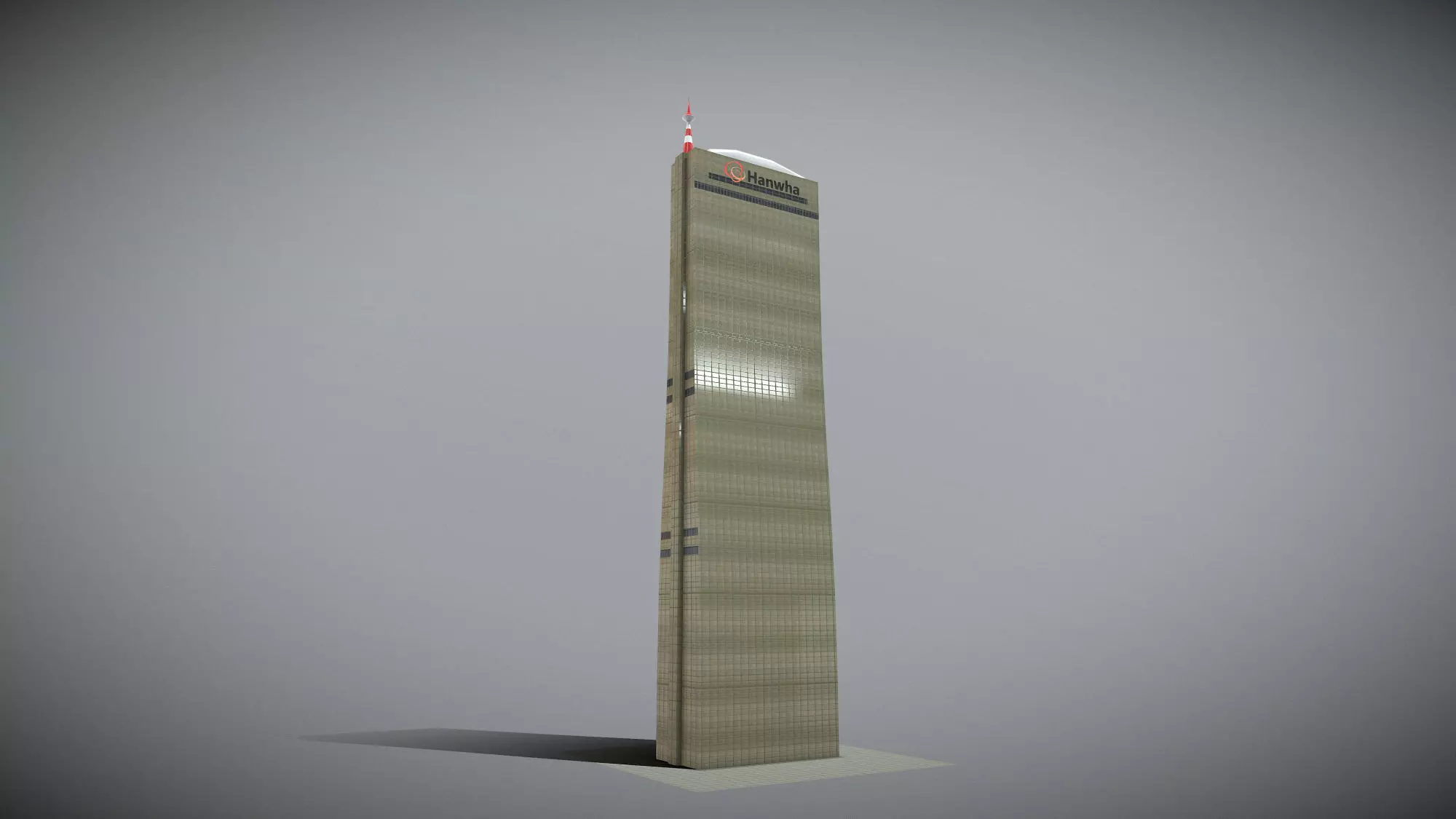 Famous buildings in South Korea 3D Model Pack Low-poly 3D model_14