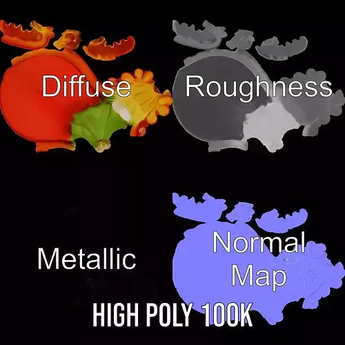 Vibrant Pepper Slice model pack Low-poly 3D model 3
