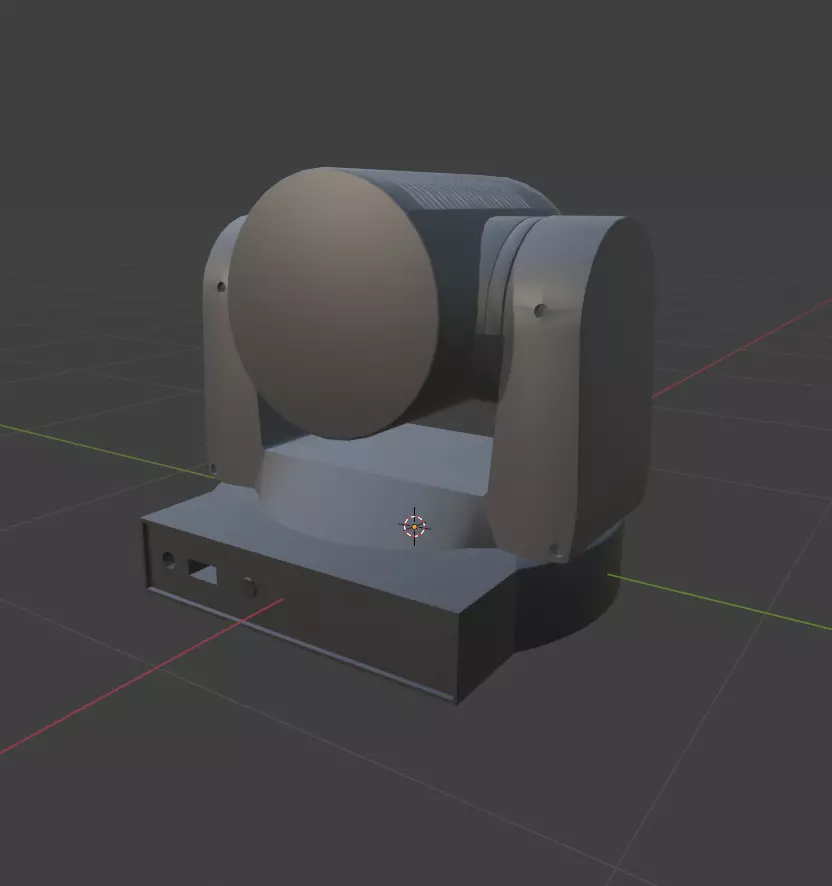 PZT Camera Low-poly 3D model_0