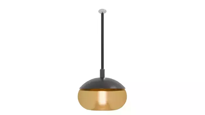 Stylized Hanging Light Fixture for Interior Design and Archviz