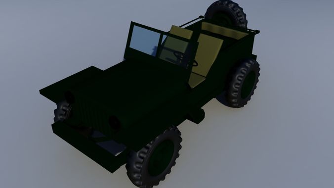 Wily Jeep Free 3D model