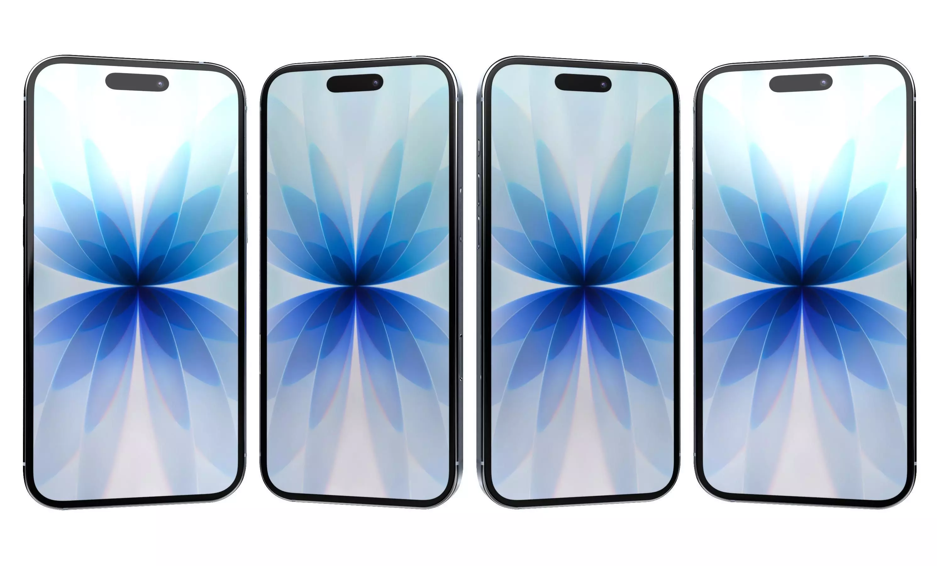 Apple iPhone 17 Mist Blue 3D model_12