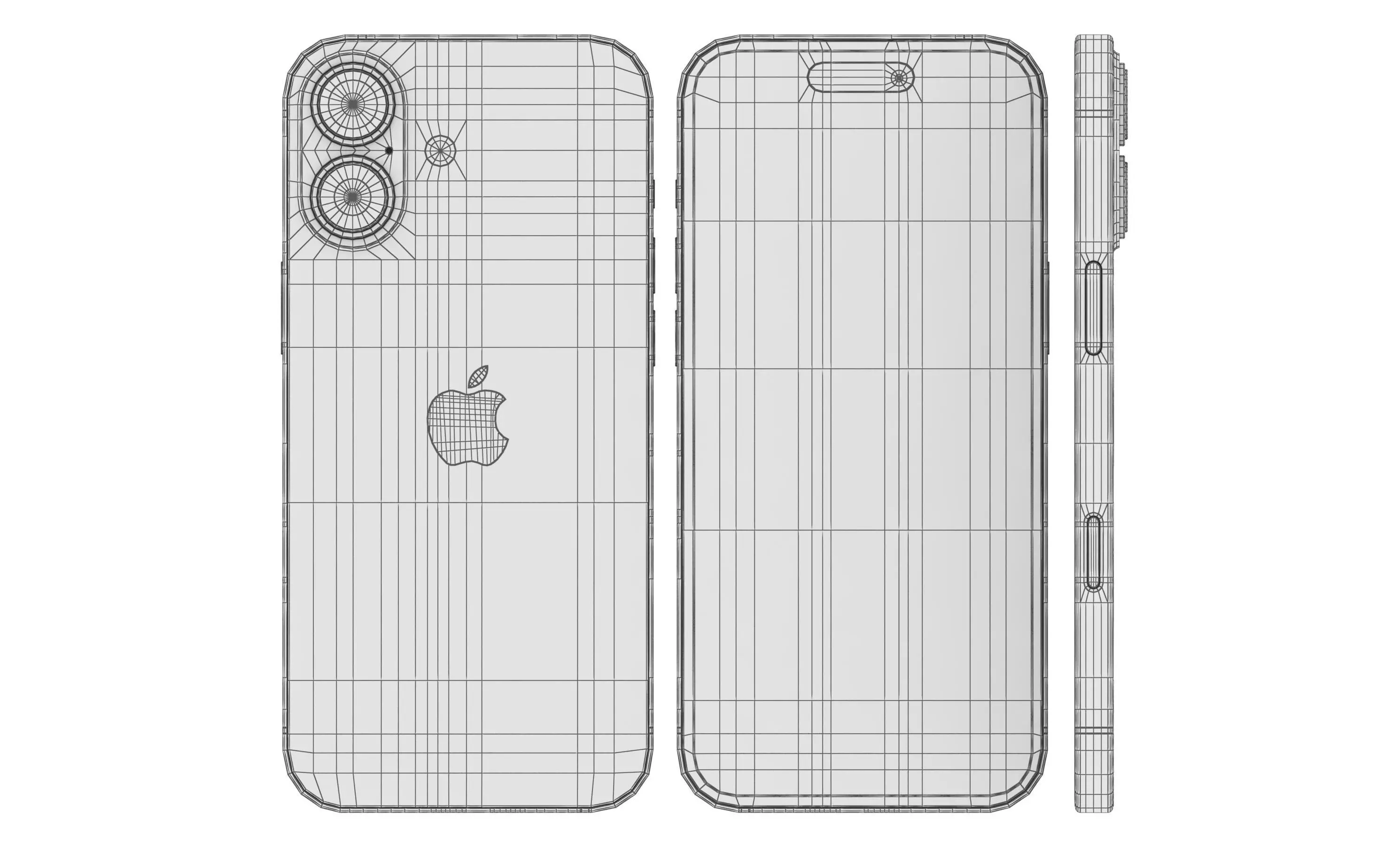 Apple iPhone 17 Mist Blue 3D model_14