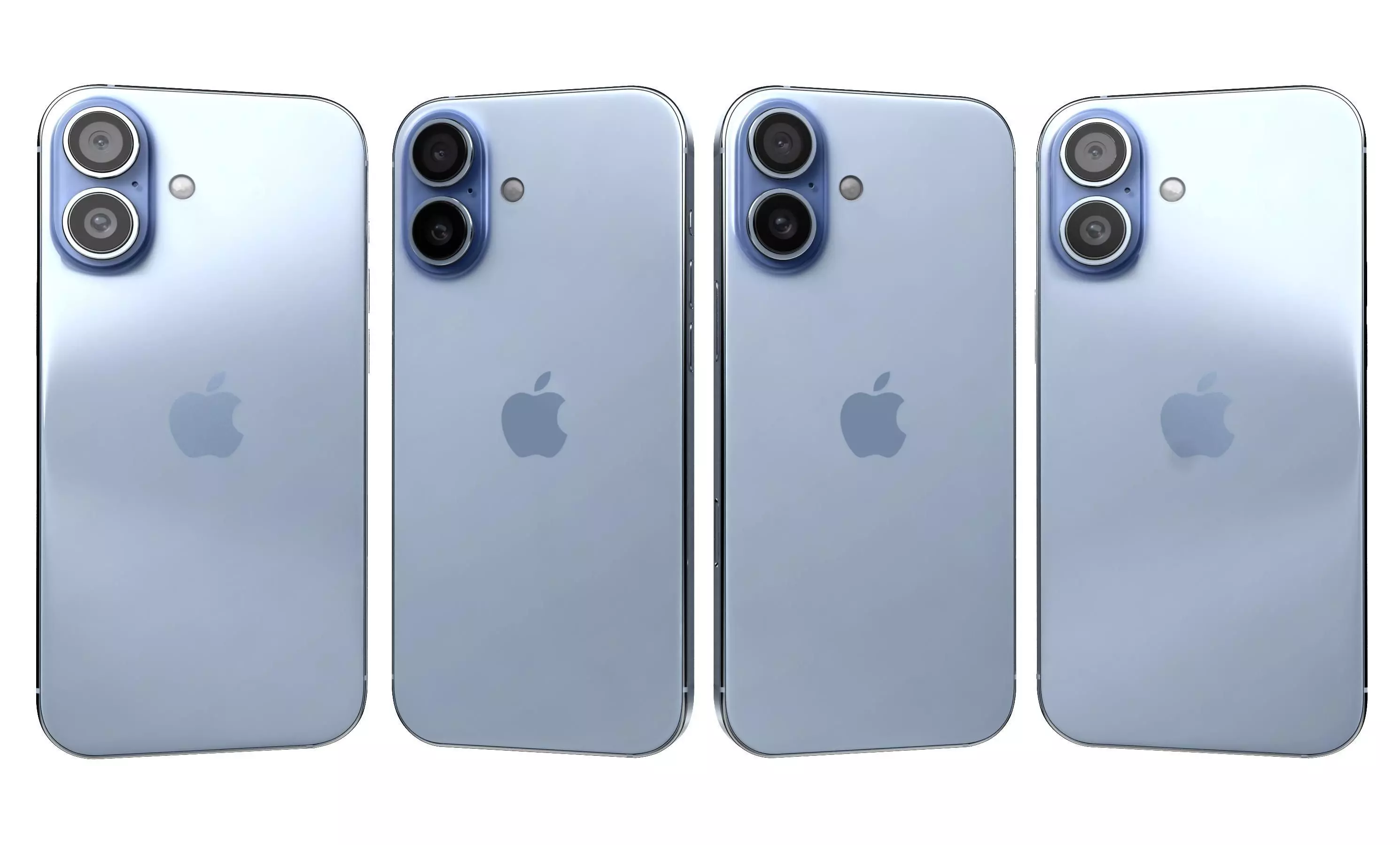 Apple iPhone 17 Mist Blue 3D model_27