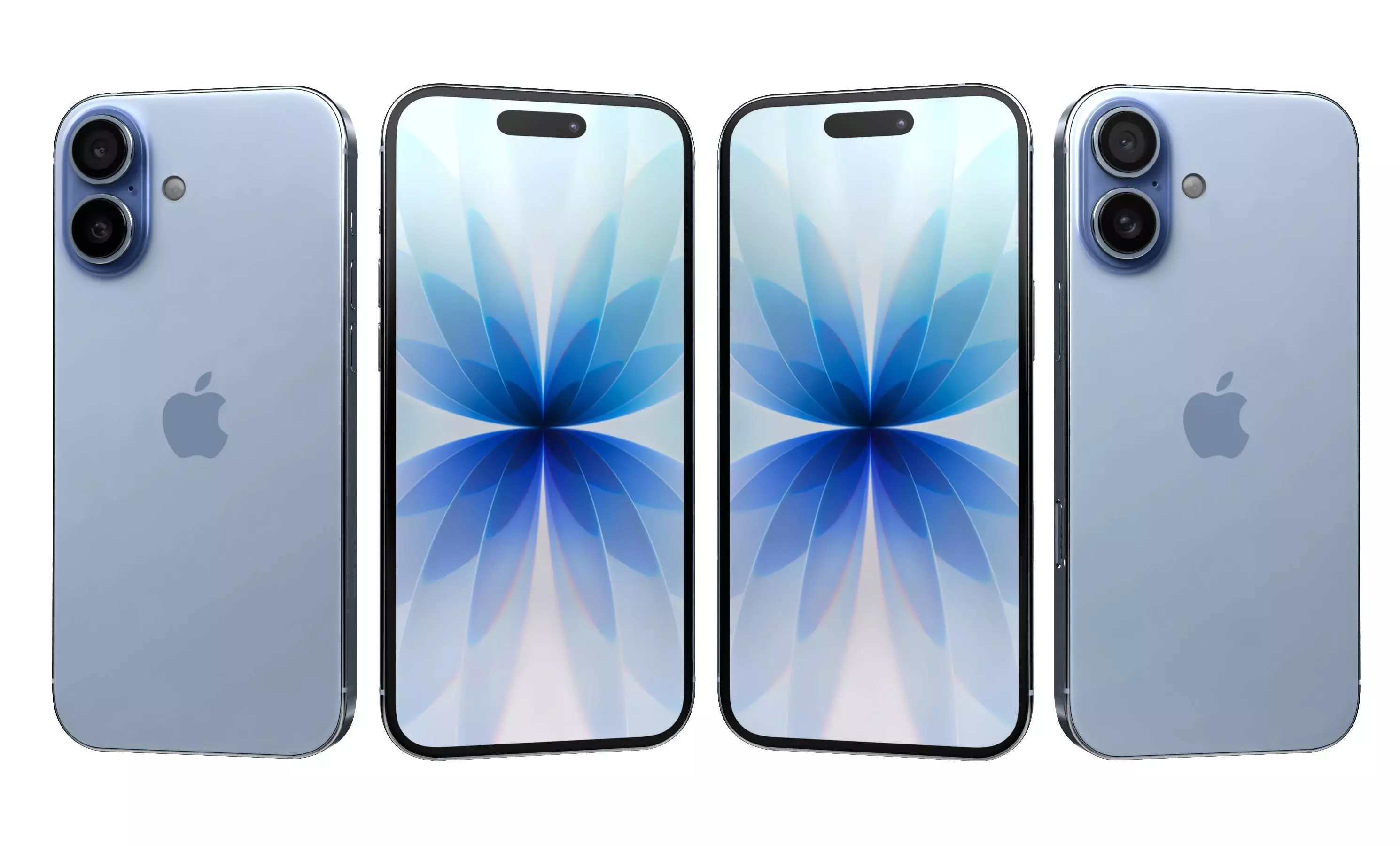Apple iPhone 17 Mist Blue 3D model_30