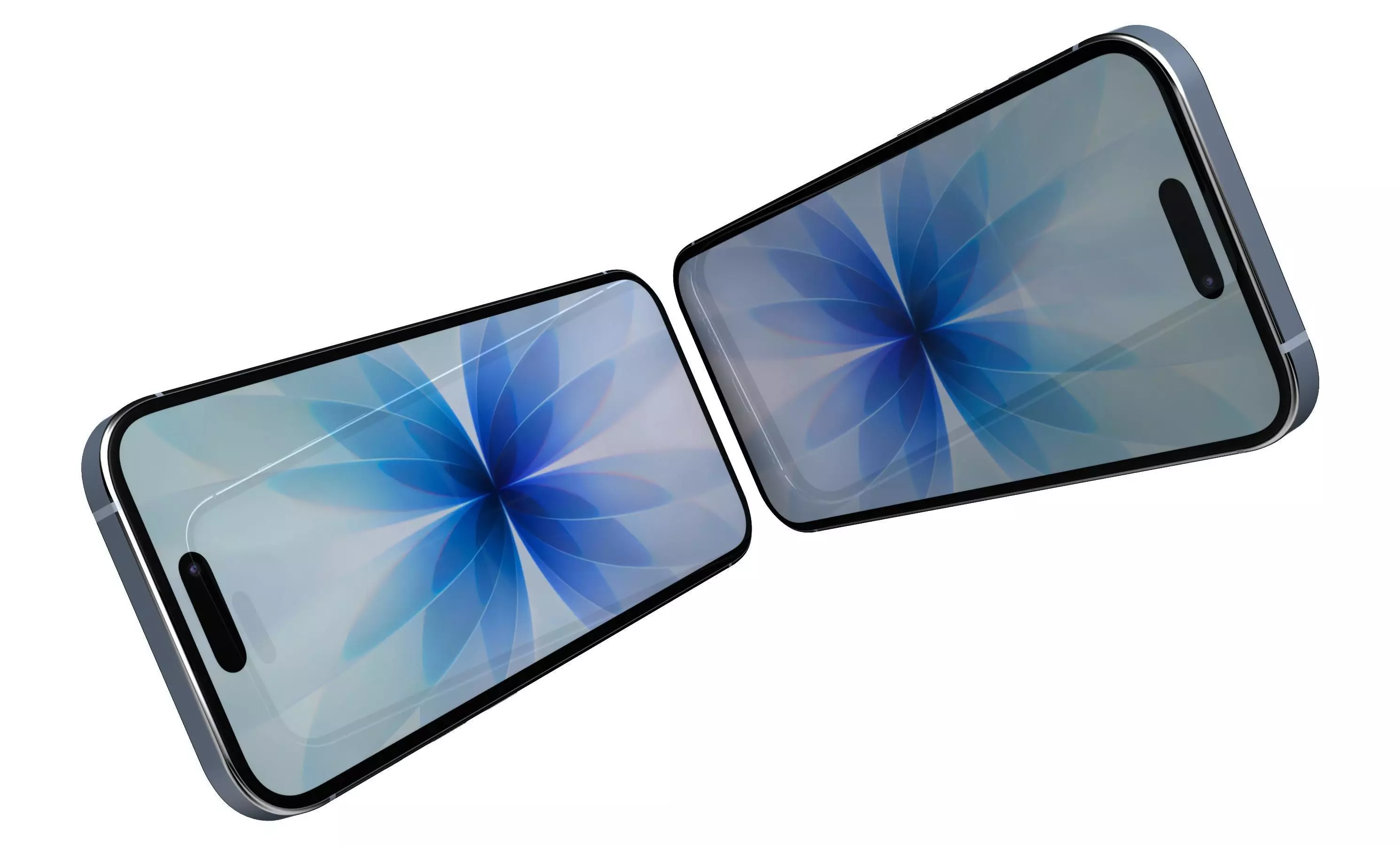 Apple iPhone 17 Mist Blue 3D model_4