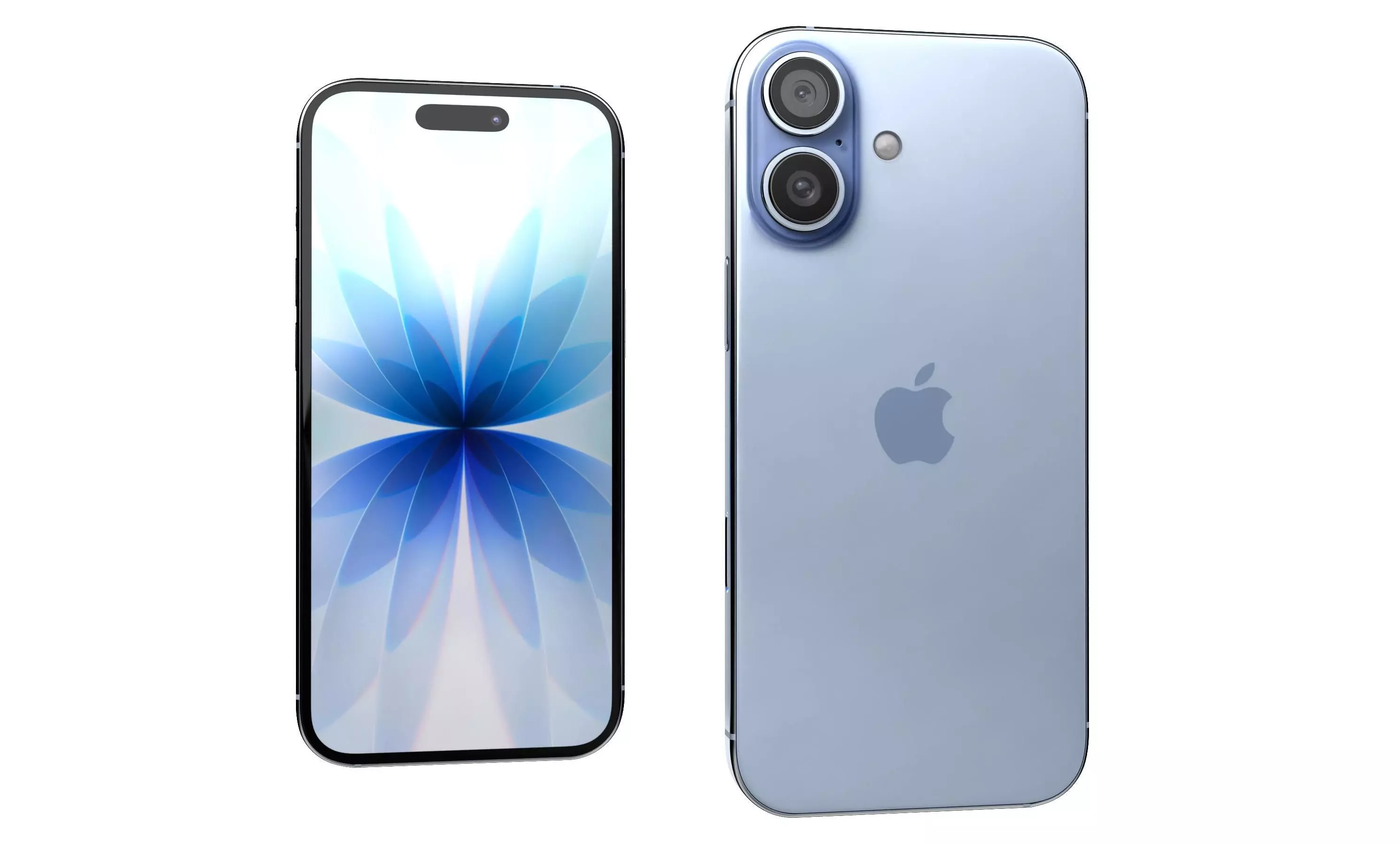Apple iPhone 17 Mist Blue 3D model_0