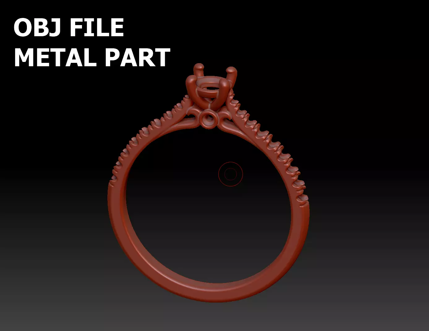 Engagement Ring Solitaire Camila 30 pointer diamond 3dprint ring 3D print model_14