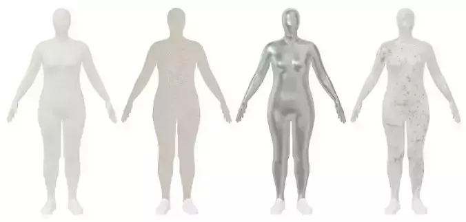 female model 3D model