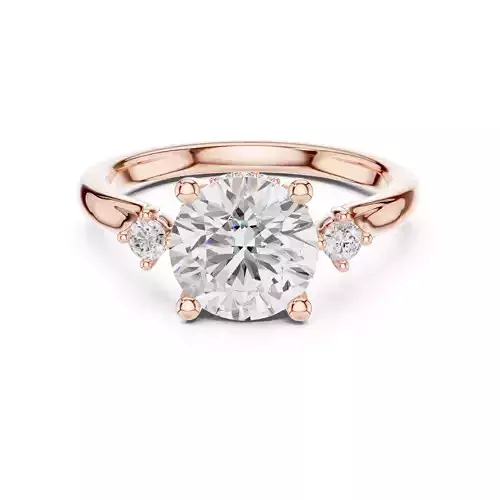 Round Cut Diamond Engagement Wedding Ring 3DM STL Video