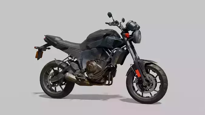 Motorbike Low-poly 3D model Motorbike Low-poly 3D model