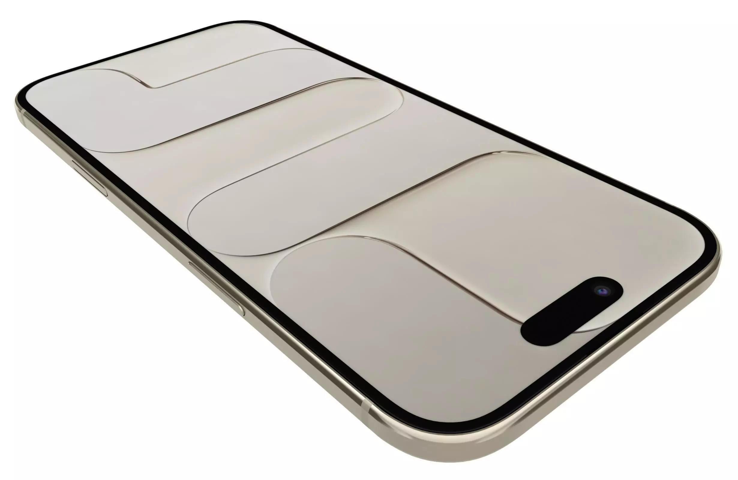 Apple iPhone Air Gold Light 3D model_11