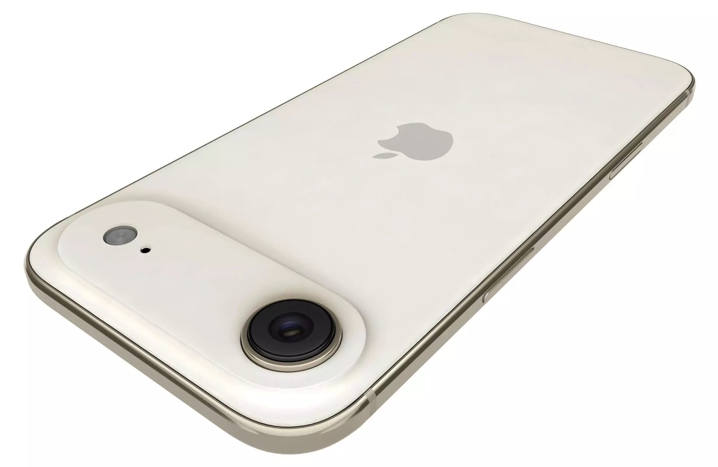 Apple iPhone Air Gold Light 3D model_12