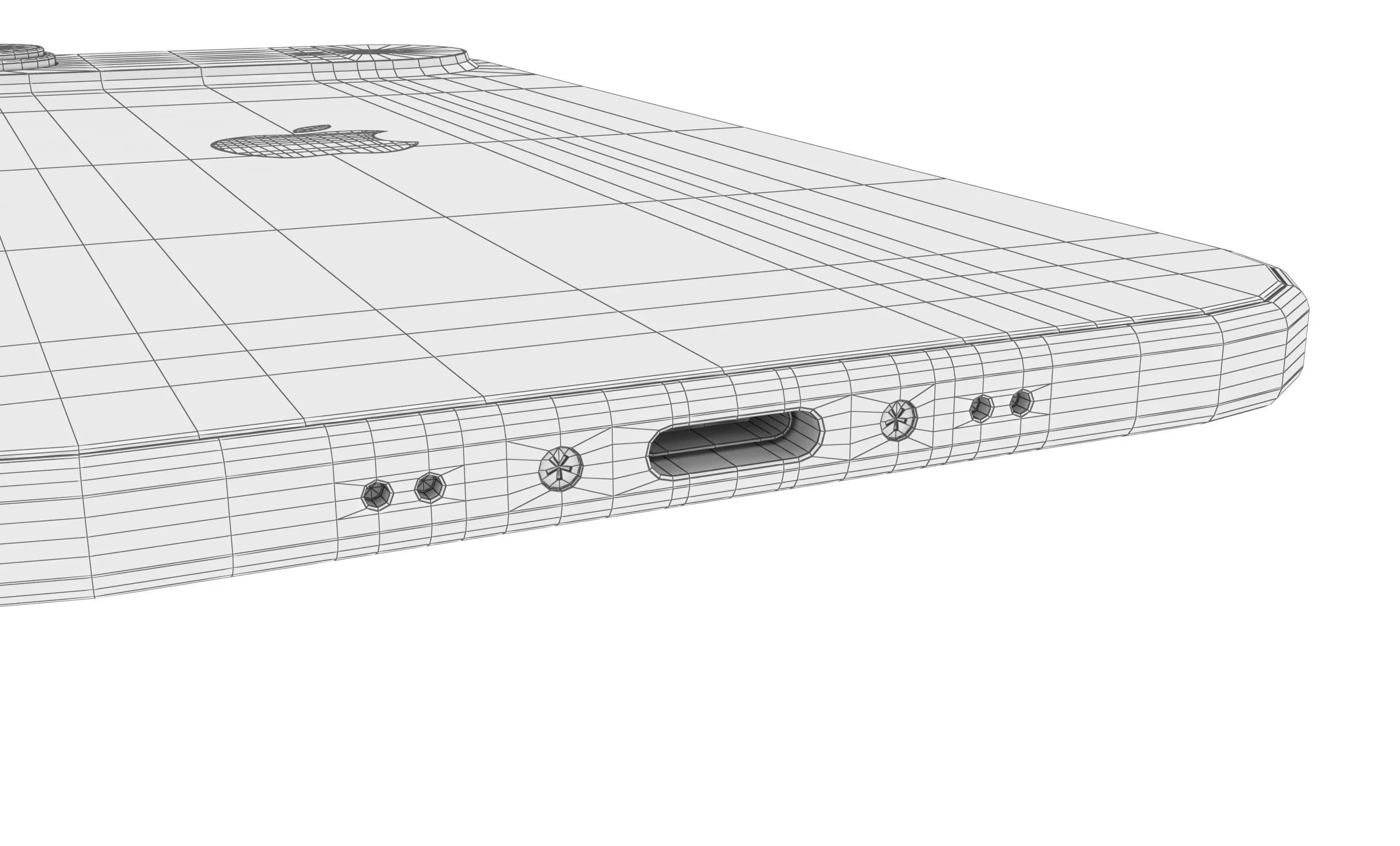 Apple iPhone Air Gold Light 3D model_28