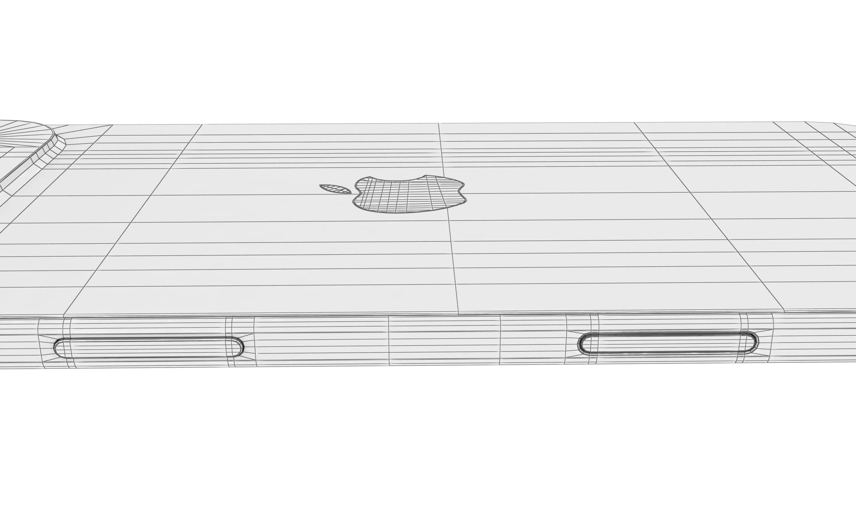 Apple iPhone Air Gold Light 3D model_22